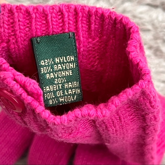 Pink Polo Ralph Lauren Gloves - Picture 4 of 5
